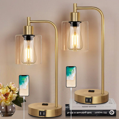 Lampe arquée en métal Lexani USB