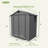 6 Ft. W X 4 Ft. D Resin Outdoor Storage Shed, Weather-Resistant Outdoor Storage With Reinforced Design-110872126