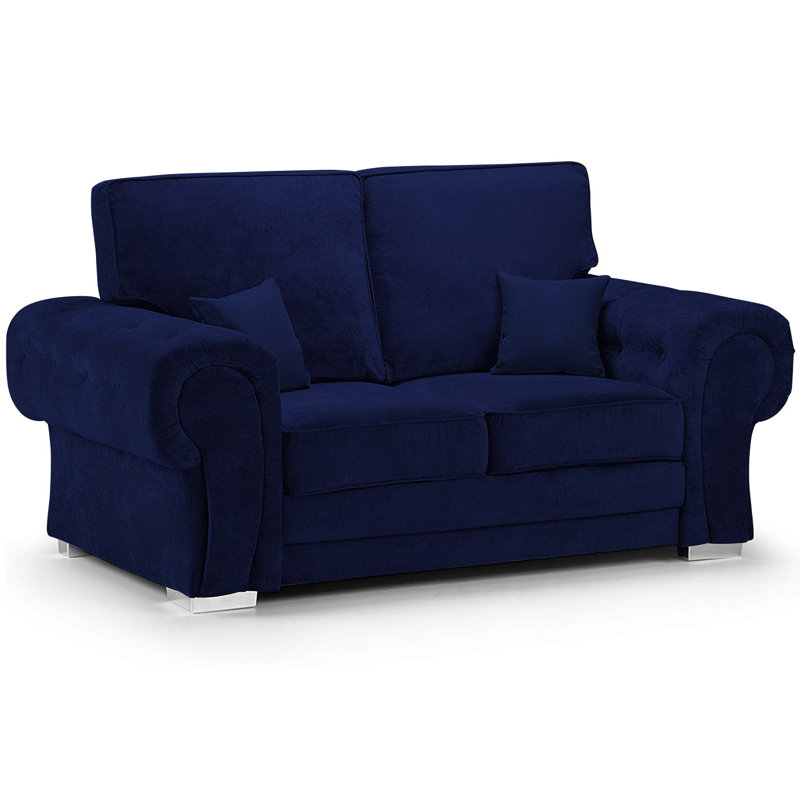Derry Chenille Sofa, Blue, 2