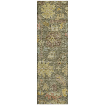 Premium Machine Washable Konopka AMF1108 Global Rug