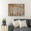 «Jars of Flowers - In a World Where You Can Be N'importe quoi, soyez bon» - Art textuel sur toile tendue