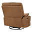 Fauteuil inclinable électrique pivotant en cuir véritable Grain-218667222