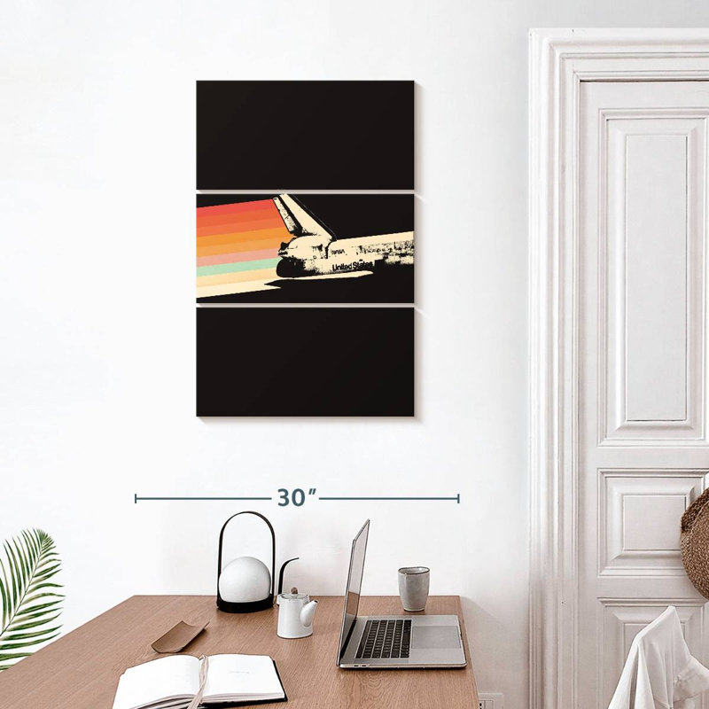 Oberle Spaceship Rainbow, 32" H x 20" W