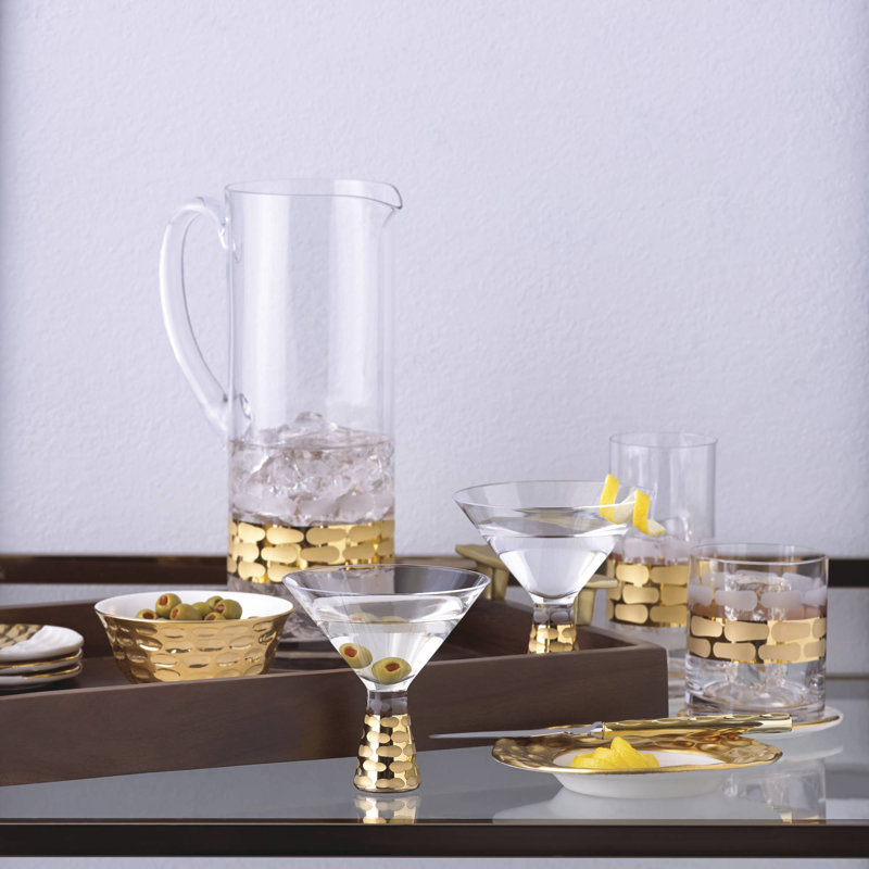 Truro Handmade Highball Glass, Gold