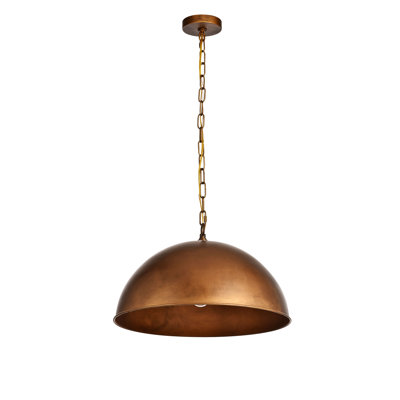 Najuma 1-Light Dimmable Dome Pendant