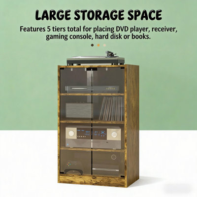 Armoire audio, armoire de rangement multimédia, support multimédia