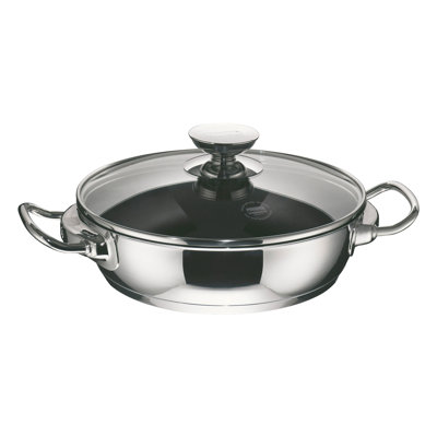Berndes Injoy Special Edition 3.4L Non-Stick Stainless Steel Round Braiser with Lid