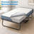 31" Portable Rollaway Bed With 5 Inch Memory Foam Mattress for Guest Use-187446621