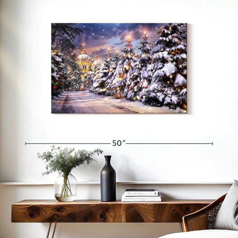 Christmas Tree Lane, H 24 po x l 36 po