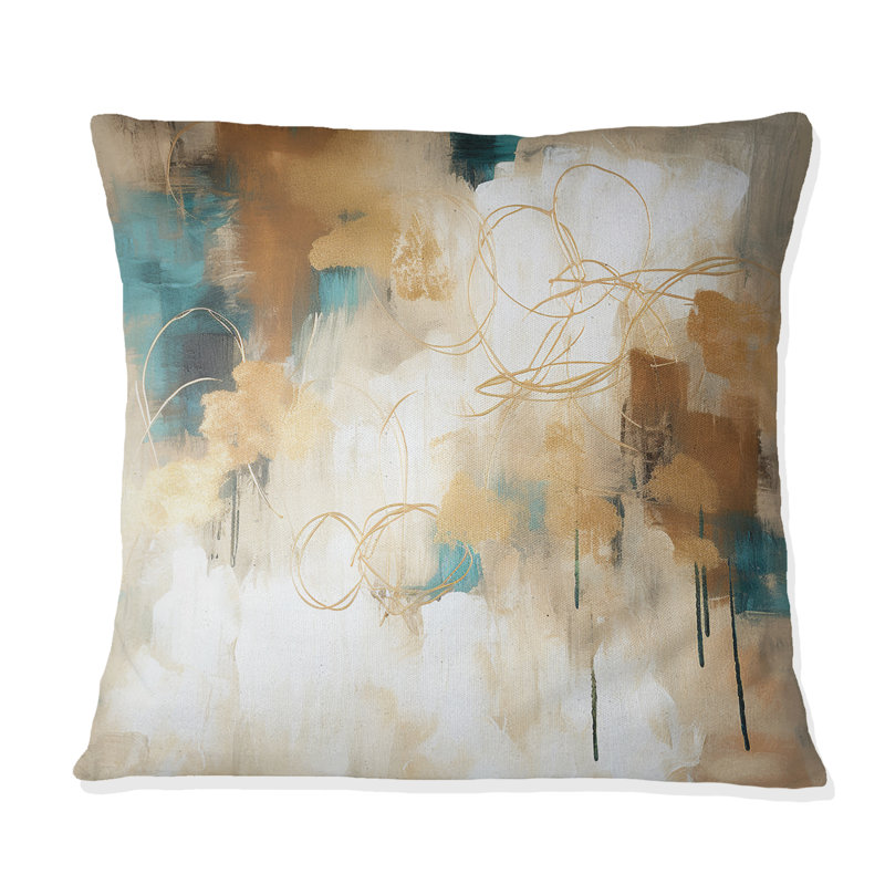 Coussin Gilded Daydream I - Abstract Minimalisme