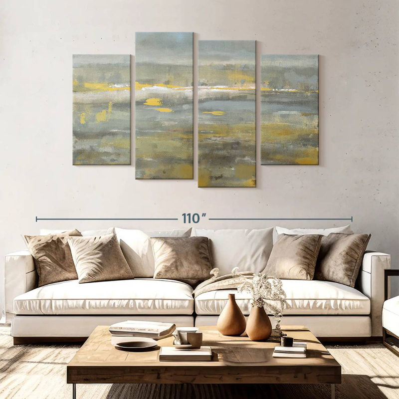 Avery Neutral Field, 54" H x 84" W