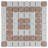 Crystalline Market Square 11-3/4 " x 11-3/4 " Porcelain Mosaic Floor & Wall Tile-94848052