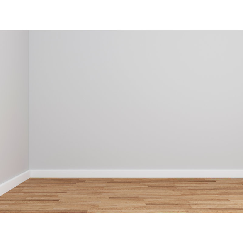 Paquet de 1 plinthe en pin jointé à la main H 5,5 po x l 96 po x P 0,62 po Gauss