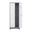 Armoires de rangement en métal, armoire à outils de nettoyage avec porte verrouillable, grand porte-outils à balais et rangement, grande armoire de rangement pour cuisine, garde-manger, bureau, magasin