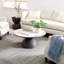 Tapis bleu / brun en laine Harris-27505029-130768620