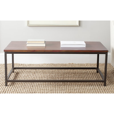 Auton Solid Wood Top Single Coffee Table