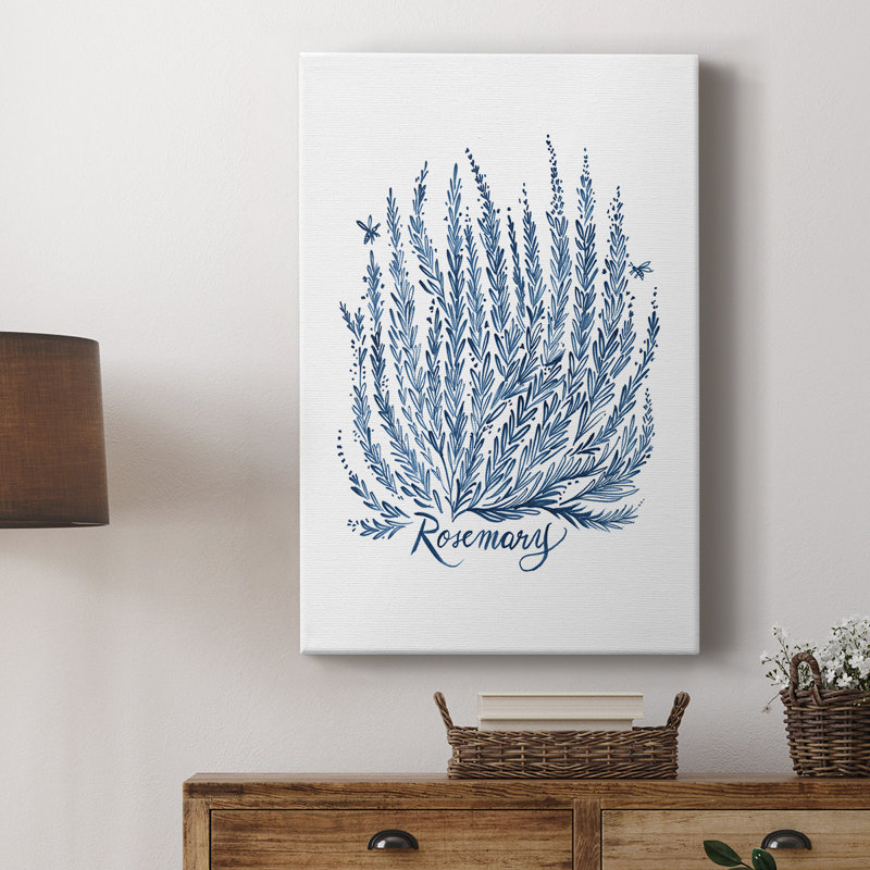Summer Herb Garden Sketches III - galerie sur mesure, H 36 po x l 24 po