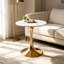 with Stainless Steel Base Dining Table