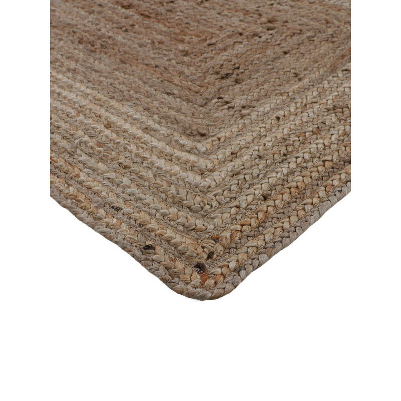 Nele Jute Rug, Oval 70 x 140 cm, Taupe