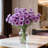 20 Stems Artificial Chamomile Bouquet, 19.7 inches Vibrant Simulated Silk Flowers, Suitable for Home, Wedding and Event Decoration Flowers, Fuchsia Color-1057322113
