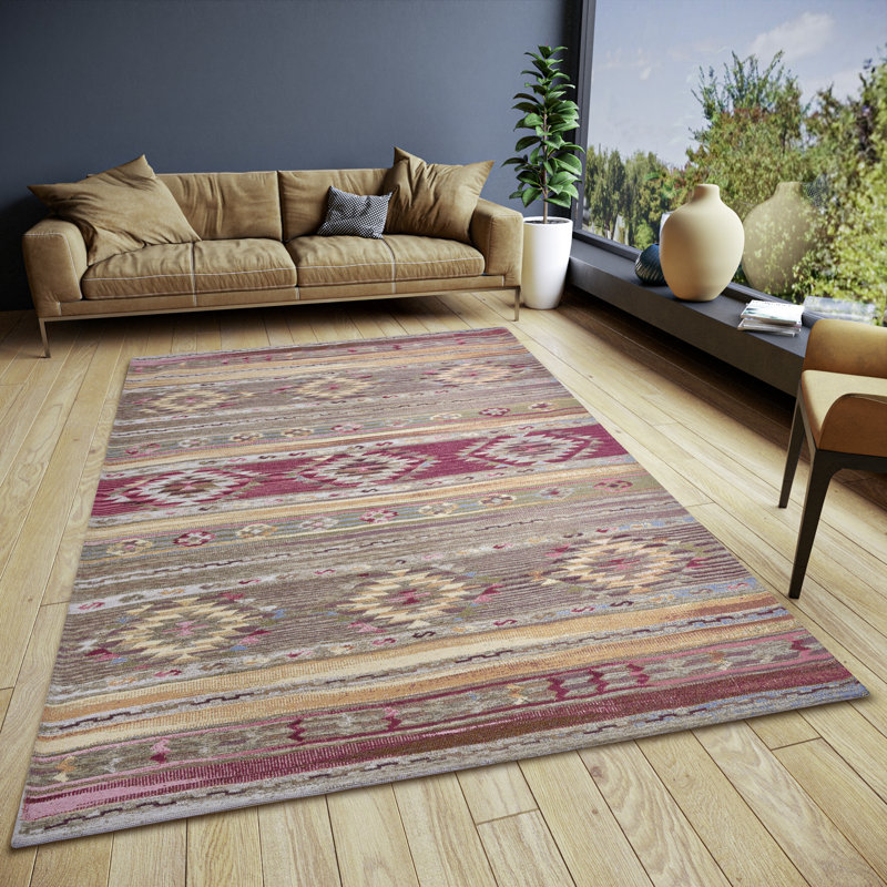 Gobelin Brown/Red/Beige Rug, Rectangular 75 x 150cm