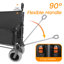 Chariot multifonctionnel avec capacité de 500 lb, auvent amovible et rangement de 180 litres-124426522