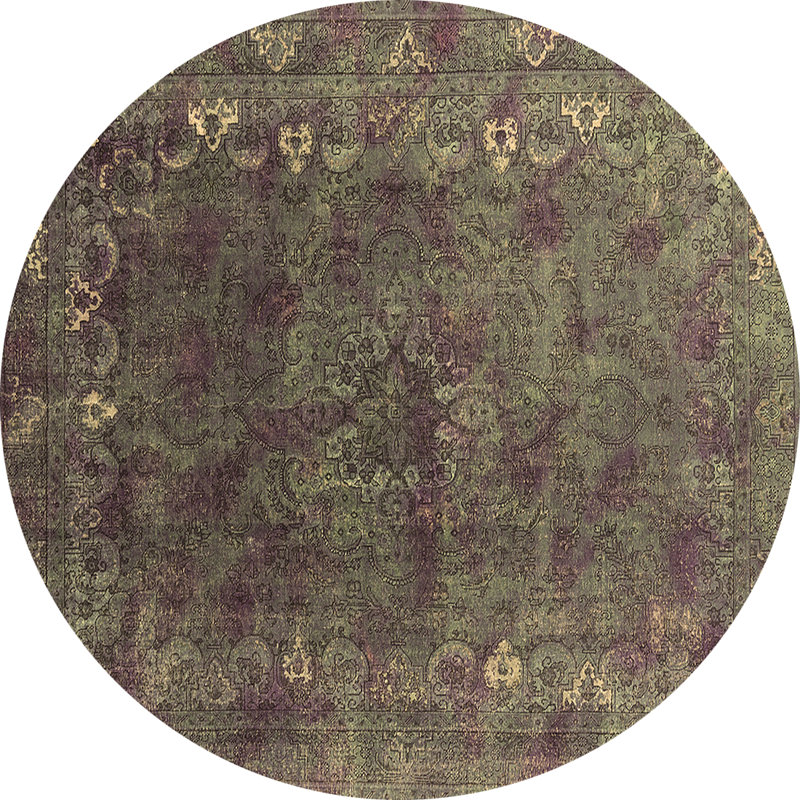Hornstein Oriental Indoor Rug, Round 6'