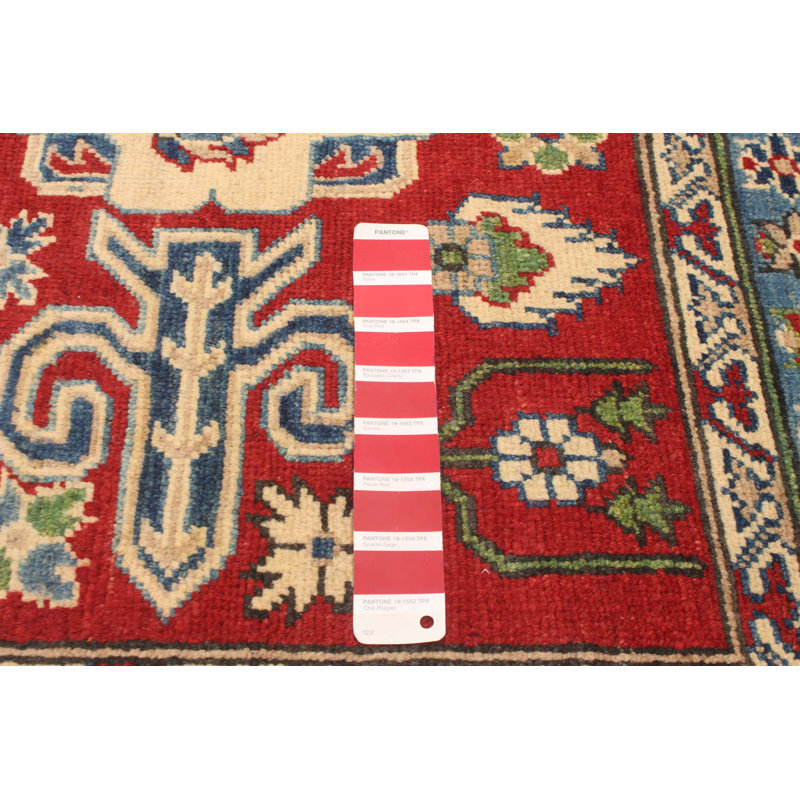 Tapis rouge foncé Malci Gazni 5 pi 4 po x 7 pi 11 po