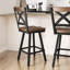 Tabouret de bar et de comptoir pivotant en bois massif Kirsten-1487719842-1533988388
