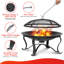 Round Steel Wood Burning Smokeless Fire Pit