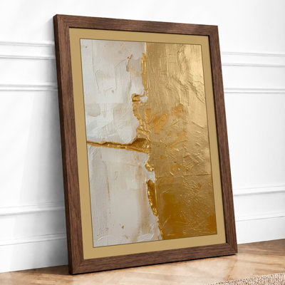 Weathered Surface Study Industrial - Framed Print