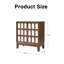 Armoire de rangement Mid-Century moderne avec portes et tablettes-193404369