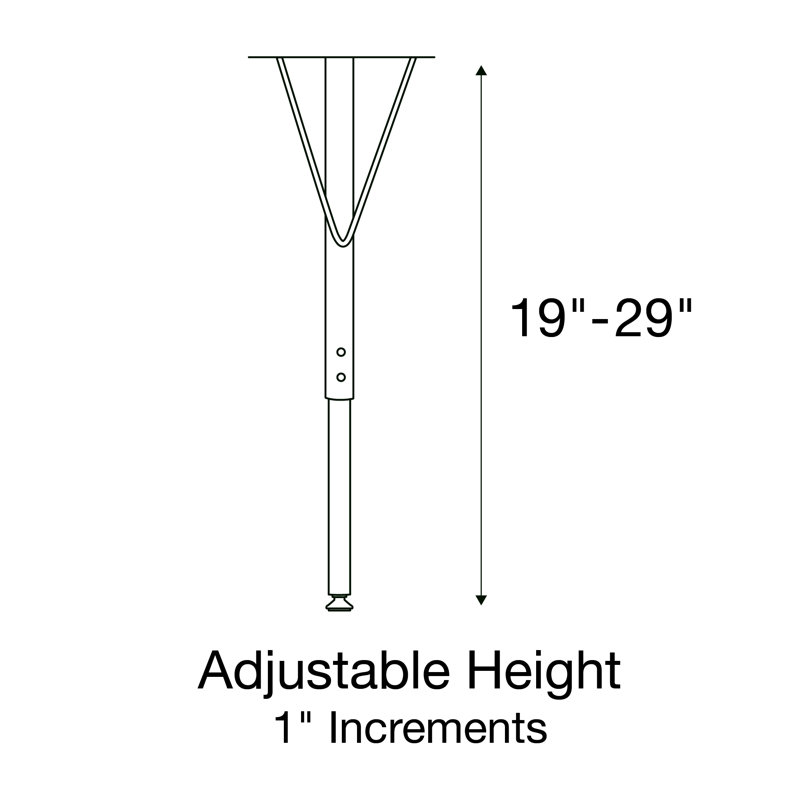 Table d'activité circulaire à hauteur ajustable, Sable Savannah, H 29 po x L 36 po x l 36 po