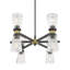 Lustre 12 lumières 29,5 "de large Lustria