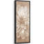 Élégante fleur beige - motif floral abstrait de pétales en gros plan - grande impression encadrée sur toile de la chambre principale-2080794748-2080794751