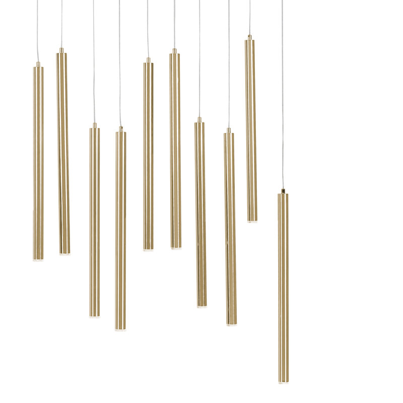 Mackinac 18 - Light LED Rectangle Chandelier