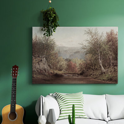 Paysage rétro - CDXCVII - Impression sur toile tendue