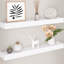 Tablettes flottantes murales l 24 "x P 4" Array-1941785863-1941785860
