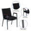 Chaise empilable robuste avec accoudoirs Aliya-1142165099
