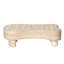 Table basse irrégulière avec plateau rabattable et compartiment de rangement caché