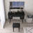 Elegant Vanity Makeup Table & Chair Set-1398319337