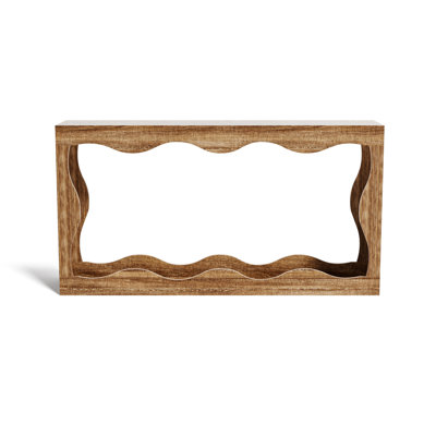 63-Inch Farmhouse Console Table With Storage Space