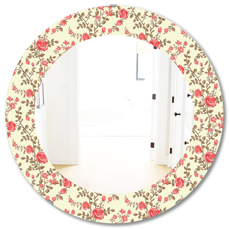 Miroir mural Blossom 17, H 31,5 po x l po