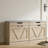 38.6" Double Shoe Storage Bench With Cushion And Flip-drawer Cabinet-170708985