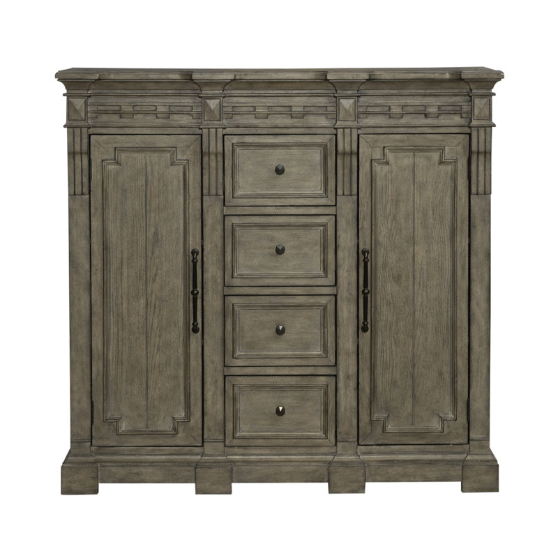 Barrigan Solid Wood 54'' W 4 - Drawer Dresser