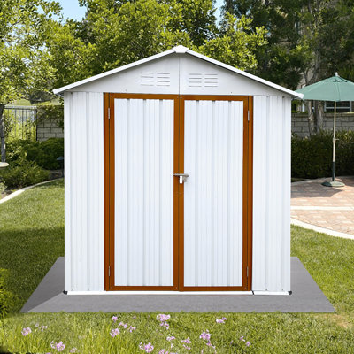 Remise de rangement extérieure pour toit Apex de 6 pi x 4 pi