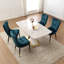 Chaise parsons rembourrée en velours Guitierrez-286095196