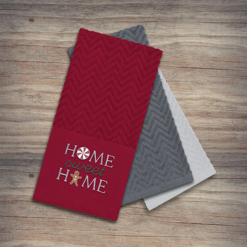 Cotton Tea Towel Kitchen Towel, Red