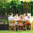 Outdoor Metal Rectangular Individual Planter Box with Trellis for Climbing Plants-475247121