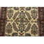 Tapis traditionnel ivoire en laine noué à la main 4 pi x 6 pi 1 po Fine Fine
